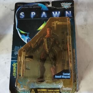 Spawn Action Figure with Combat Weapons- New In Package